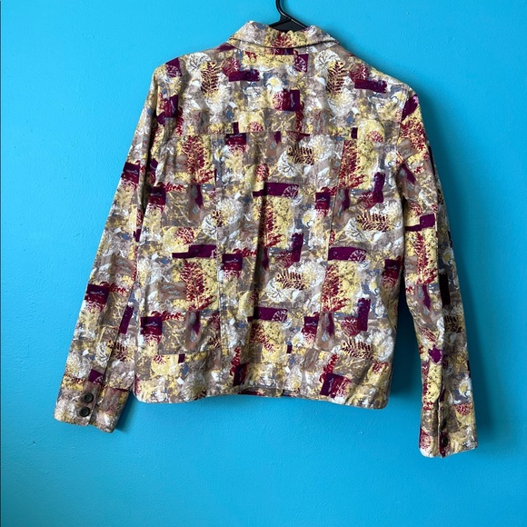 Colorful Button Down Jacket - Picture 2 of 5